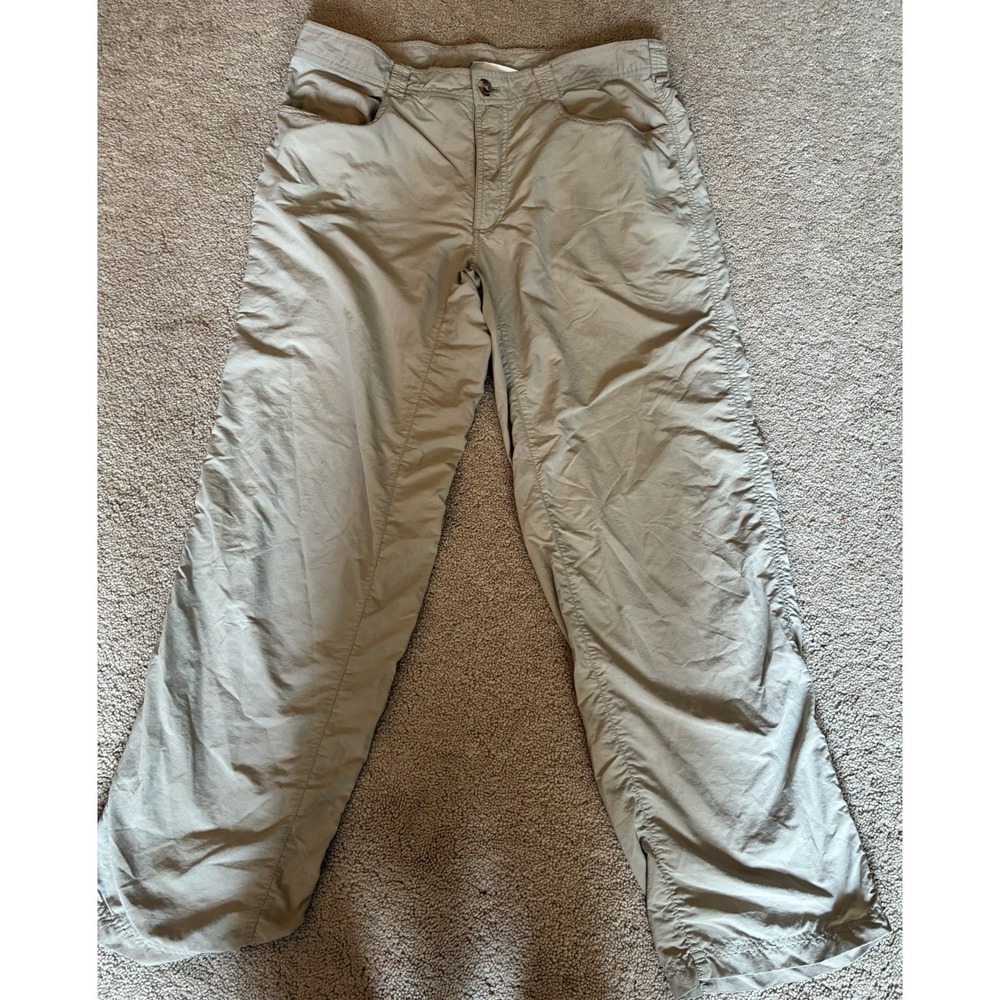 Exofficio Pants Mens 34 Khaki Performance Fishing Hiking Outdoor Cargo